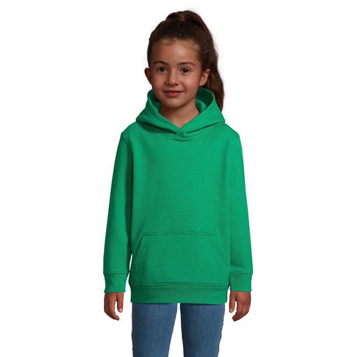 Sweat capuche promotionnel pour enfant CONDOR KIDS Vert Prairie